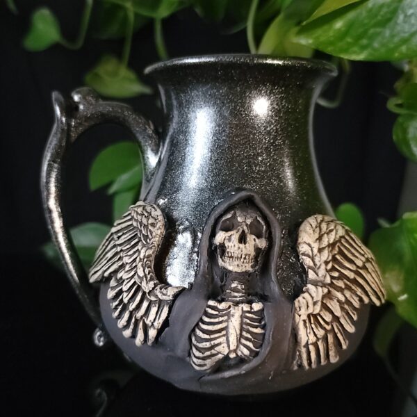 Winged Death Sparkle Mug - Image 4
